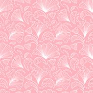 Pink seamless floral pattern