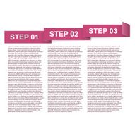 Abstract paper infographic Design element Vector illustration N3