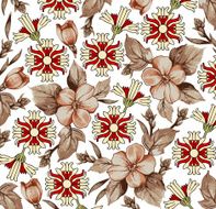 Flowers Vector Beautiful background with a flower ornament N11