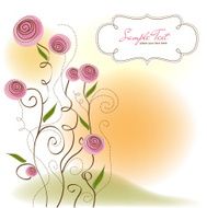 seamless pattern background with flowers N51