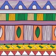 tribal pattern N381