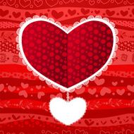Love Valentine&#039;s Day Wedding Heart Card