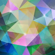 Abstract Triangle Geometrical Multicolored Background Vector N2