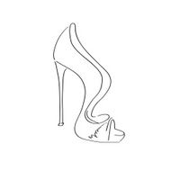 Shoes on a high heel N9