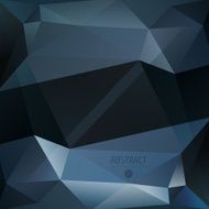 Dark Mosaic triangle background N15