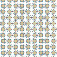 seamless snake motif patterns with dots wavy lines