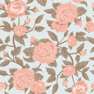 Seamless Shabby chic flower background