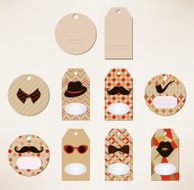 Hipster Price tags collection