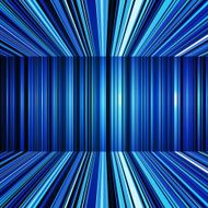 Abstract blue warped stripes background N2