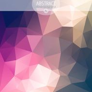 Mosaic triangle background N22