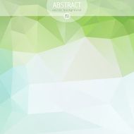 Green Mosaic triangle background N7