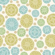 Decorative seamless floral texture