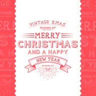 Vintage Christmas Message