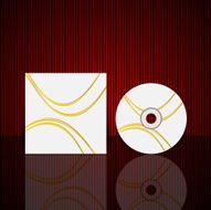 Vector Cd cover design template N2