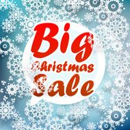 Christmas sale design template EPS10