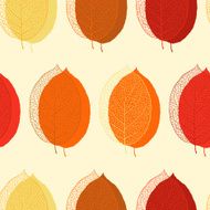 Cute seamless leaf autumn pattern N2