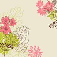 Abstract flowers background N5