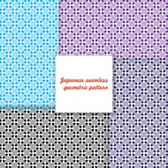 Japanese seamless geometric pattern