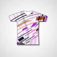 Abstract illustration on t-shirt N145