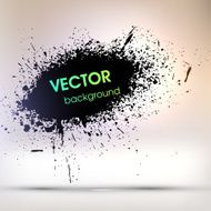 Abstract Ink Blot for Grunge Backgound N160