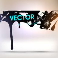 Abstract Ink Blot for Grunge Backgound N167