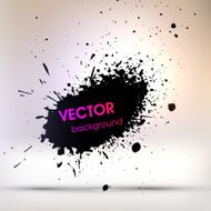 Abstract Ink Blot for Grunge Backgound N170