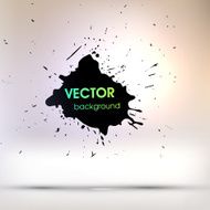 Abstract Ink Blot for Grunge Backgound N176