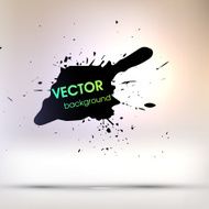 Abstract Ink Blot for Grunge Backgound N177