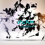 Abstract Ink Blot for Grunge Backgound N178