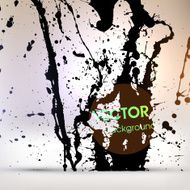 Abstract Ink Blot for Grunge Backgound N183