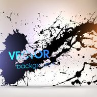Abstract Ink Blot for Grunge Backgound N184