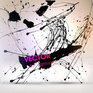 Abstract Ink Blot for Grunge Backgound N186