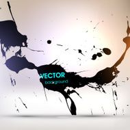 Abstract Ink Blot for Grunge Backgound N190