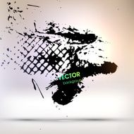 Abstract Ink Blot for Grunge Backgound N201