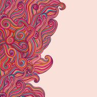 Abstract invitation card with wave N4
