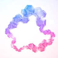 Abstract geometric frame
