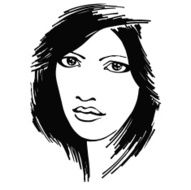 alarmed girl