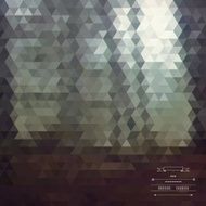 Vector background made of triangles
