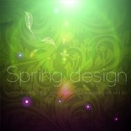 Floral Retro Background for Vintage Design N354