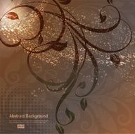 Floral Retro Background for Vintage Design N360