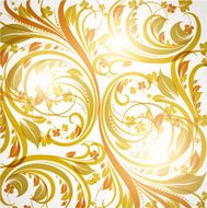 Floral Retro Background for Vintage Design N365