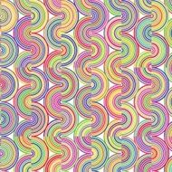 abstract snake half circle stripe colorful pattern N2