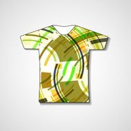 Abstract illustration on t-shirt N146