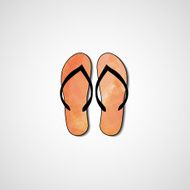 Abstract illustration on flip flops N169