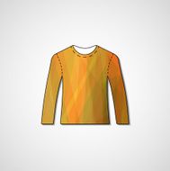 Abstract illustration on sweater N158