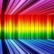 Abstract rainbow stripes retro colorful background