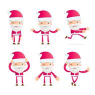 Santa in various poses N15