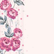 Vintage Roses Background