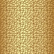 Abstract Gold Background With Curves