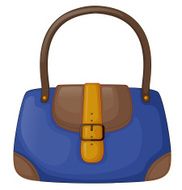 blue office bag